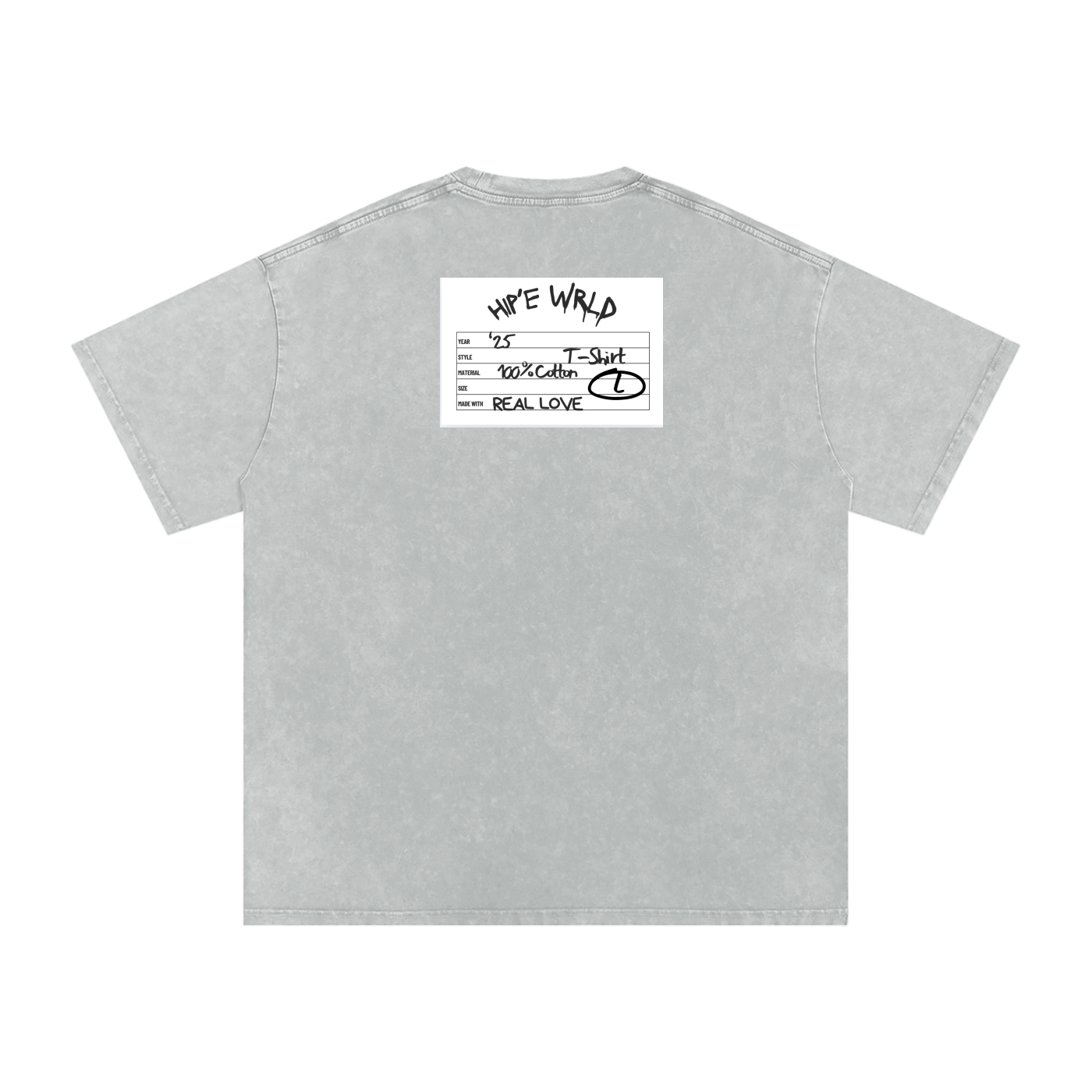 Acid Wash Oversize T-Shirt - 250 GSM