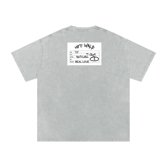 Acid Wash Oversize T-Shirt - 250 GSM